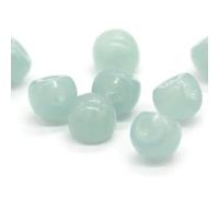 Pearl Buttons, 20pcs 10/12mm Colorful Candy Cute for Children Shirt Sewing Handmade Decorations(Green,10mm 20pcs)