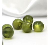 Pearl Buttons, 20pcs 10mm Colorful Cheongsam Resin Jade Pearl Buttons for Women Dress Handmade Sewing Accessories(No.12)