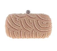 Pearl Clutch Bags Women Purse Ladies Hand Bags Evening Bags For Party Wedding Pearl Fashion Clutch Bags(Pink)