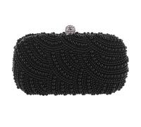 Pearl Clutch Bags Women Purse Ladies Hand Bags Evening Bags For Party Wedding Pearl Fashion Clutch Bags(Black)