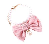 Pearl Collar for Dogs, Pearl Collar for Dogs - Adjustable Basic Collars for Dogs Pearl Collar, Felt Knot Bead Collar, Removable Feature for Pets
