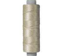 Pearl Cotton Thread by Threadart | 75yd Spools Size 8 | Perle Cotton for Friendship Bracelets, Crochet, Cross Stitch, Needlepoint, Hand Embroidery | Ecru - Color Ecru