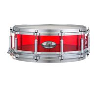 Pearl Crystal Beat 14" x 5" Free Floating Acrylic Snare Drum Ruby Red