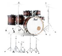 Pearl Decade Maple 22 6pc Drum Kit w/Hardware Satin Brown Burst