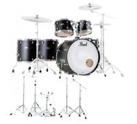 Pearl Decade Maple 22 6pc Drum Kit w/Hardware Satin Slate Black