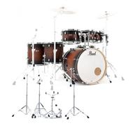Pearl Decade Maple 22 7pc Drum Kit w/Hardware Satin Brown Burst