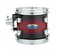 Pearl Decade Maple 8 x 7 Tom Gloss Deep Red Burst