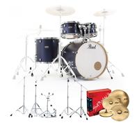 Pearl Decade Maple Pro Drum Kit w/Sabian XSRs Ultramarine Velvet