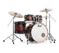 Pearl DMP925S/C260 Decade Maple Satin Brown Burst Decade Maple Satin Brown Burst 5-Piece Drum Kit