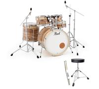 Pearl DMP925S-C889 Decade Maple 22 Inch Gloss Exotic Maple Drum Set with Keepdrum Accessory Set