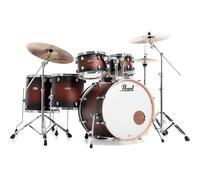 Pearl DMP926S/C260 Decade Maple Satin Brown Burst 6-Piece Drum Kit