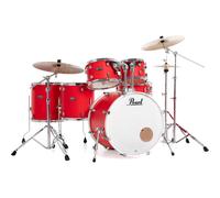 Pearl DMP926S/C899 Decade Maple Matte Racing Red 6-piece Drum Kit
