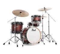 Pearl DMP984/C260 Decade Maple Satin Brown Burst 4-Piece Drum Kit