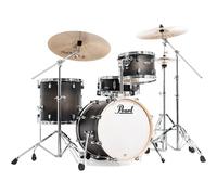 Pearl DMP984/C262 Decade Maple Satin Black Burst 4-Piece Drum Kit