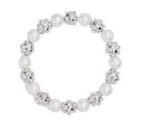 Pearl Dot Statement Necklace ONE SIZE