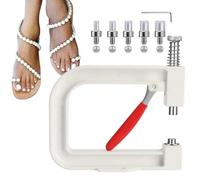 Pearl Drilling Machine | Hand Press Bead Machine | Applicator Rivet Fixing Handmade Craft for Jewelry Making Clothing Decoration Hat Embellishment Handbag Party