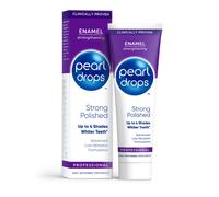 Pearl Drops Strong White Toothpaste, Polished Mint Flavour, Clinically Proven Whitening, Low Abrasion, Daily Use Formula, 75ml