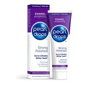 Pearl Drops Strong White Toothpaste, Polished Mint Flavour, Clinically Proven Whitening, Low Abrasion, Daily Use Formula, 75ml