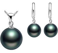 Pearl Earrings Wave Chain Tassel Pearl Stud Earrings Necklace Set Sterling Silver Artificial Pearls Bridal Pendant Necklace Earrings Wedding Jewelry Sets,Y0228 Nice