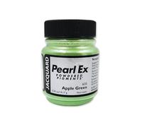 Pearl-Ex Pigment by Jacquard, Creates Metallic or Pearlescent Effect, .5 Ounce Jar, Apple Green