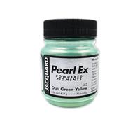 Pearl-Ex Pigment by Jacquard, Creates Metallic or Pearlescent Effect, .5 Ounce Jar, Duo Green-Yellow