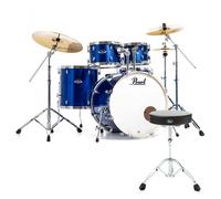 Pearl Export 22" Am. Fusion Drum Kit Voltage Blue - Includes Free Stool