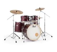 Pearl Export 22 Rock Drum Kit Satin Scarlet