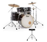 Pearl Export 22" Rock Drum Kit With D-50 Drum Throne Metallic Amethyst Twist
