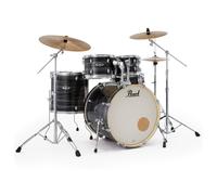 Pearl Export 22 USA Fusion Drum Kit Graphite Silver Twist