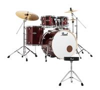 Pearl Export EXX 22 Am. Fusion Drum Kit Cherry Glitter - Includes Free Stool