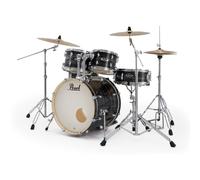 Pearl Export EXX705NNBR/C778 Graphite Silver Twist 5d. drum kit with hardware and cymbal set (fusion)