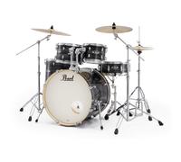 Pearl Export EXX725SNBR/C778 Graphite Silver Twist 5d. drum kit with hardware and cymbal set (standard)