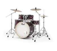 Pearl Export EXX725SNBR/C864 Satin Scarlet 5d. drum kit with hardware and cymbal set (standard)