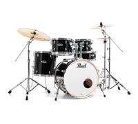 Pearl EXX705NBR/C31 Export Jet Black 5-Piece Drum Kit
