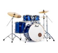 Pearl EXX725SBR/C717 Export High Voltage Blue 5-Piece Drum Kit