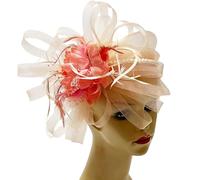 Pearl Fascinator Flower Hairband For Parties And Stage Performances Fits All Sizes Add Touch Of Whimsy To Look