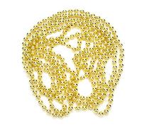 Pearl Garland Beaded Trim, 2.7 m Gold String, Decorative Ribbon for Christmas, Wedding, DIY Party Supplies