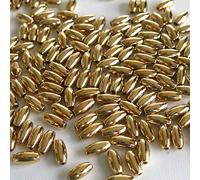 Pearl Gold Oat/Rice 3mm x 6mm nwKN Acrylic/Faux/Plastic Beads 500 Pieces