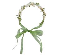 Pearl/Golden Leaf Shape Headband For Kids Spring Photography Ethnic Hair Hoop Wedding Party Flower Girl Hairband