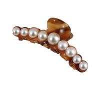 Pearl Hair Clips, Pearl Hair Clip for Women, Hair Clip Clips with Strong Holding Jaws - Cute, Non-Slip, Strong Hold for Styling, Pearl Hair Accessories for Thick and Thin Hair