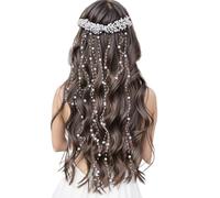 Pearl Hair Comb, Bridal Accessory, 22.8 Inches Versatile & Comfortable, Decorative Headpiece for Women, Girls Bride, Travel Photography, Wedding Headwear, Elegant Scalp to Special