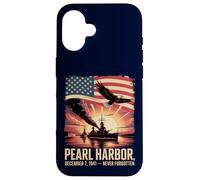 Pearl Harbor, December 7, 1941 Never Forgotten Case for iPhone 16