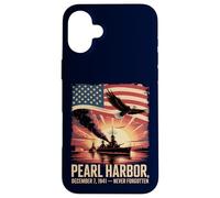 Pearl Harbor, December 7, 1941 Never Forgotten Case for iPhone 16 Plus