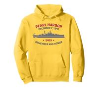 Pearl Harbor December 7, 1941 Remember and Honor Pullover Hoodie