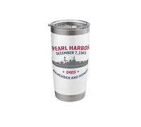 Pearl Harbor December 7, 1941 Remember and Honor Stainless Steel Insulated Tumbler