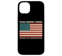 Pearl Harbor Hawaii December 7, 1941 48 Star American Flag Case for iPhone 14 Plus