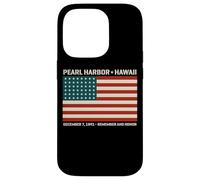 Pearl Harbor Hawaii December 7, 1941 48 Star American Flag Case for iPhone 14 Pro