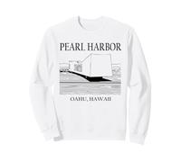 Pearl Harbor Hawaii Minimalist Historic Travel Souvenir Sweatshirt