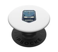 Pearl Harbor Hawaii Vintage Military Memorial Travel PopSockets Adhesive PopGrip