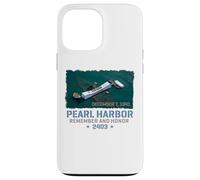 Pearl Harbor Remember and Honor USS Arizona Brush Print Case for iPhone 13 Pro Max